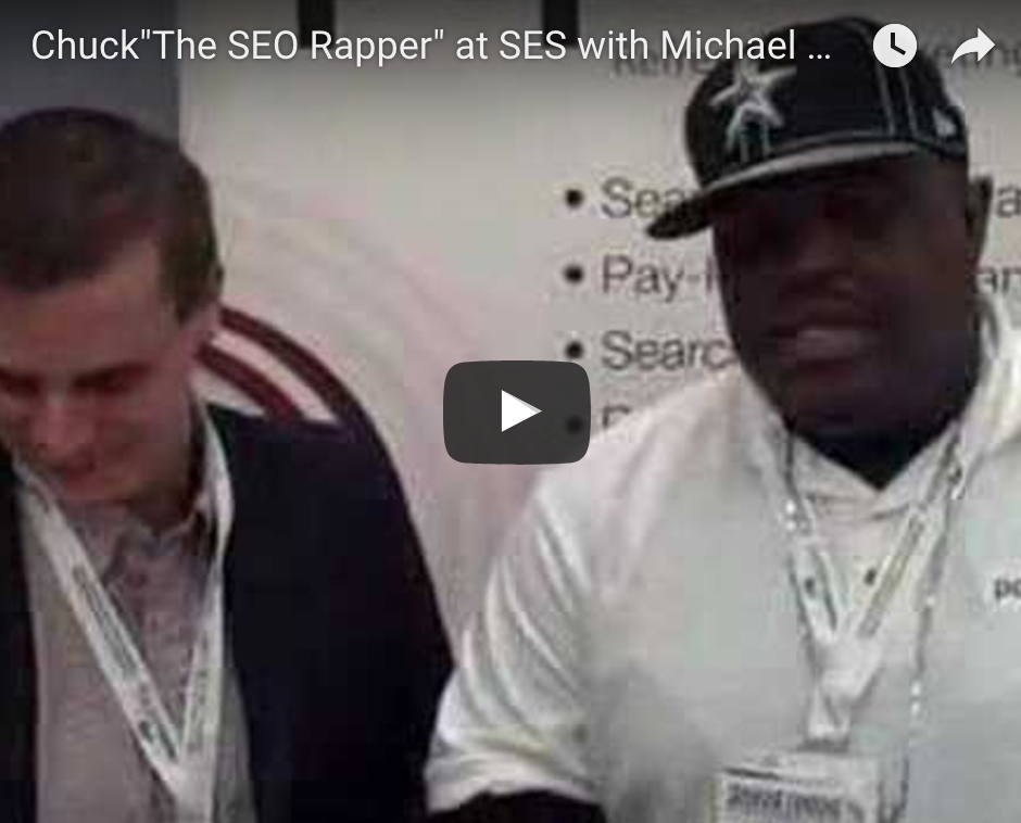 Chuck The SEO Rapper at SES with Michael Orlinski The SEO Rapper