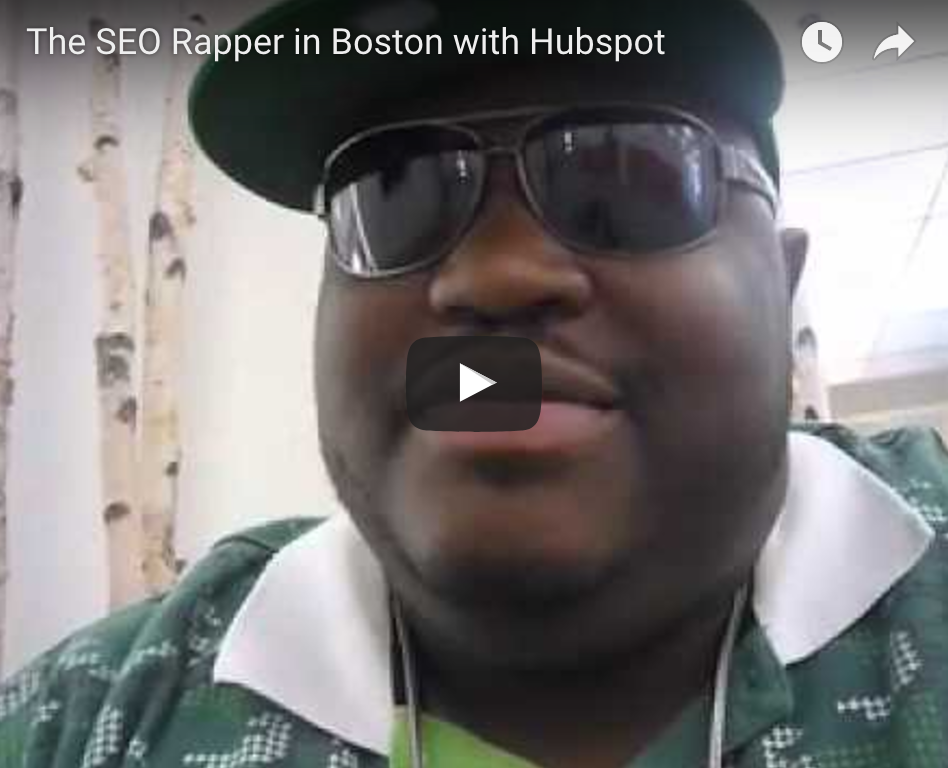 The SEO Rapper in Boston Visiting Hubspot The SEO Rapper